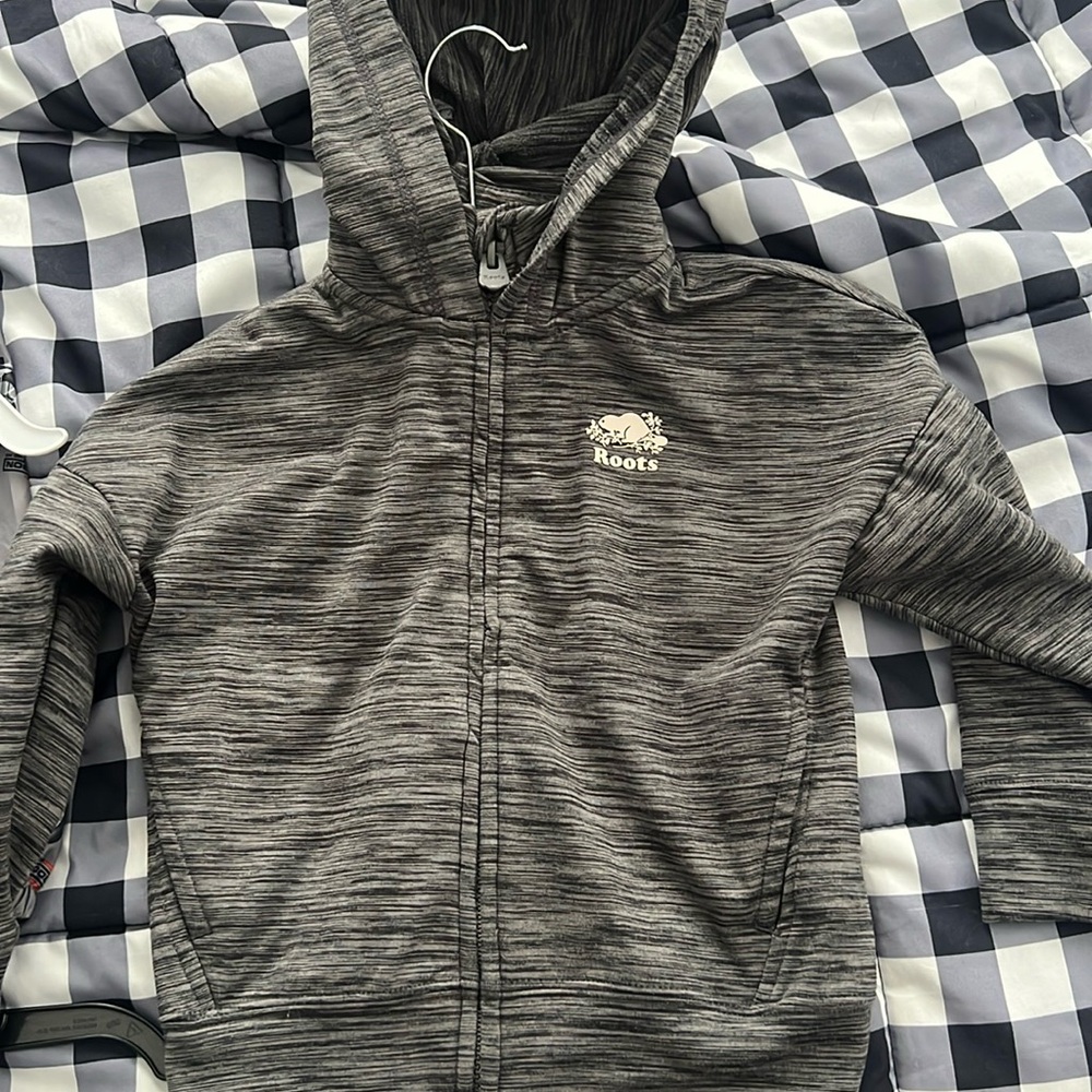Roots zip up hoodie